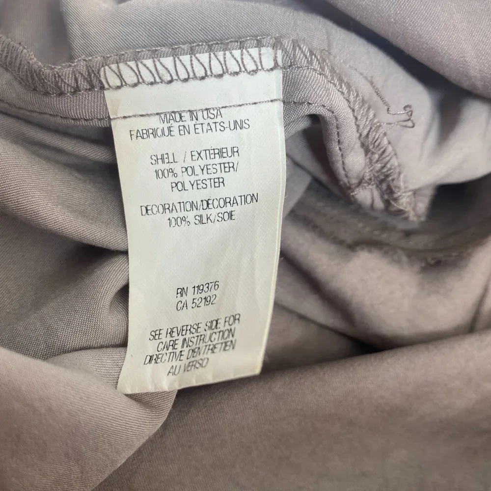 Silk Helmut Lang Cinched Asymmetrical Top - Picture 7 of 7